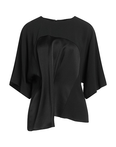 ATLEIN Top Black 73% Acetate, 27% Viscose