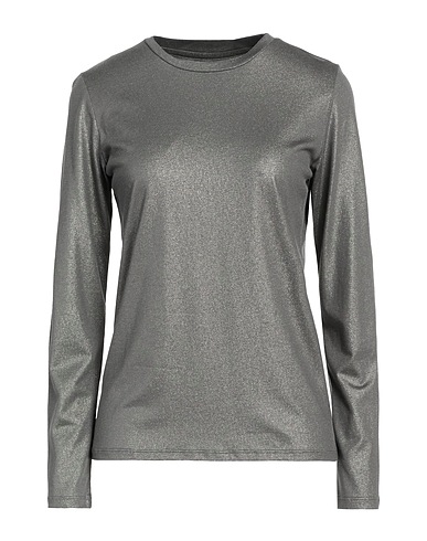 MAJESTIC FILATURES Basic T-shirt Lead 67% Lyocell, 33% Cotton