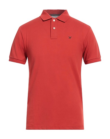 HACKETT Polo shirt Rust 100% Cotton