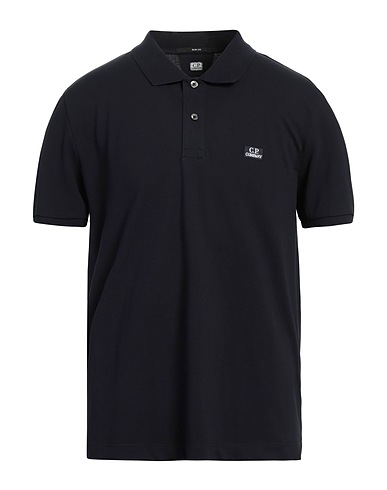 C.P. COMPANY Polo shirt Midnight blue 95% Cotton, 5% Elastane