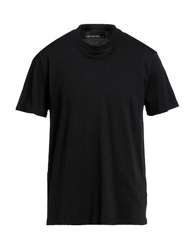 NEIL BARRETT Basic T-shirt Black 100% Cotton