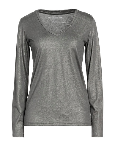 MAJESTIC FILATURES Basic T-shirt Grey 67% Lyocell, 33% Cotton