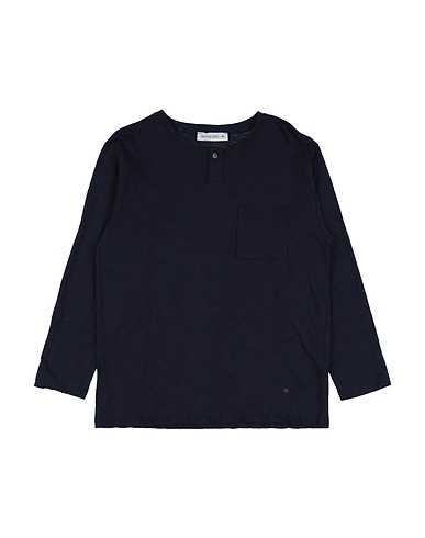 MANUEL RITZ T-shirt Navy blue 100% Cotton