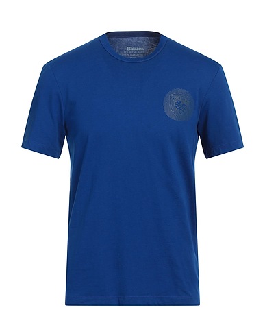 BLAUER. T-shirt Blu 100% Cotone