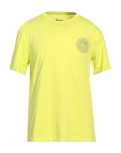 BLAUER. T-shirt Lime green 100% Cotton