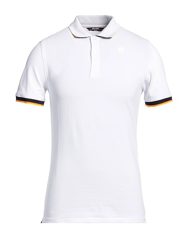 K-WAY Polo Blanc 95% Coton, 5% Élasthanne