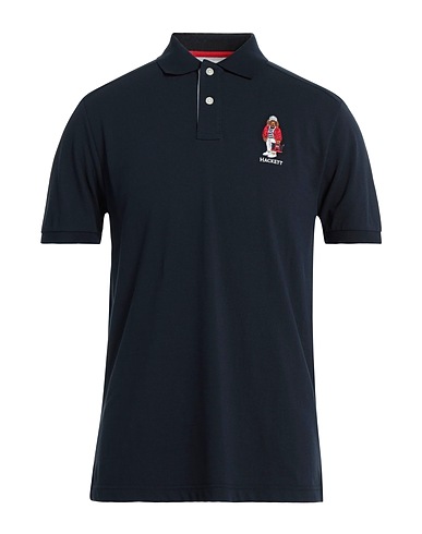 HACKETT Polo shirt HARRY EDITION Midnight blue 100% Cotton