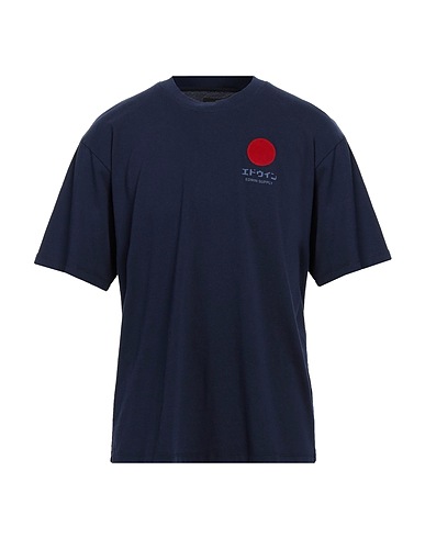 EDWIN T-shirt Blu navy 100% Cotone