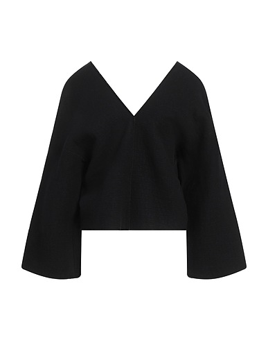 MAISON RABIH KAYROUZ Sweatshirt Schwarz 90% Schurwolle, 10% Kaschmir