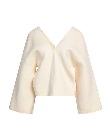 MAISON RABIH KAYROUZ Sweat-shirt Blanc cassé 90% Laine vierge, 10% Cachemire