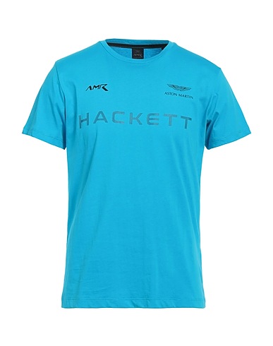 ASTON MARTIN RACING by HACKETT T-shirt AZZURRO 100% Coton