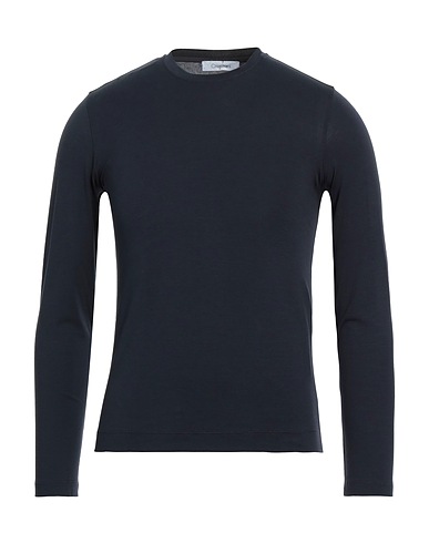 CRUCIANI Basic T-Shirt Nachtblau 93% Baumwolle, 7% Elastan