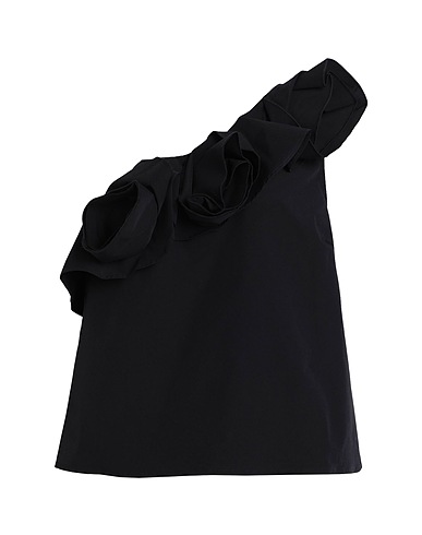 VERO MODA One-Shoulder-Top Schwarz 100% Polyester