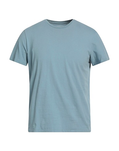 MAJESTIC FILATURES Basic T-shirt Light blue 50% Organic cotton, 50% Recycled cotton