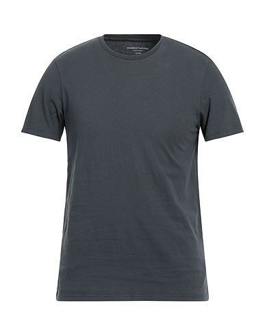 MAJESTIC FILATURES Basic T-shirt Lead 50% Organic cotton, 50% Recycled cotton
