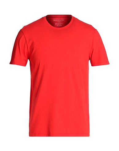 MAJESTIC FILATURES T-shirt Rosso pomodoro 50% Cotone organico, 50% Cotone riciclato