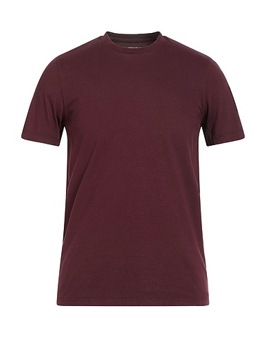 MAJESTIC FILATURES Basic T-Shirt Bordeaux 50% Organische Baumwolle, 50% Recycelte Baumwolle