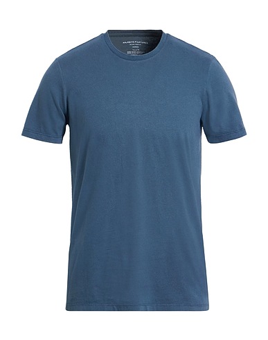 MAJESTIC FILATURES T-shirt Blu notte 50% Cotone organico, 50% Cotone riciclato