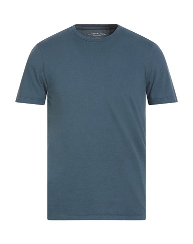 MAJESTIC FILATURES Basic T-shirt Slate blue 50% Organic cotton, 50% Recycled cotton