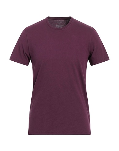 MAJESTIC FILATURES Basic T-shirt Plum 50% Organic cotton, 50% Recycled cotton