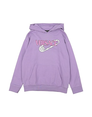 VERSACE YOUNG Sweat-shirt LILLA 100% Coton, Élasthanne