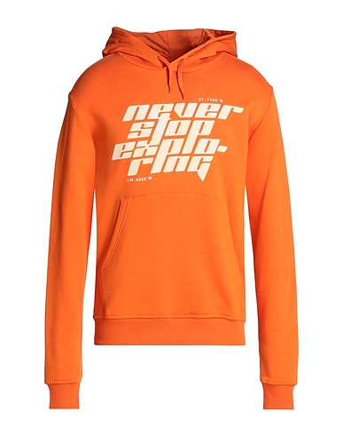 THE NORTH FACE Hooded track jacket  U GRAPHIC HOODIE
 Orange 100% Cotton