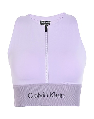 CALVIN KLEIN Top Lilac 73% Polyester, 27% Elastane