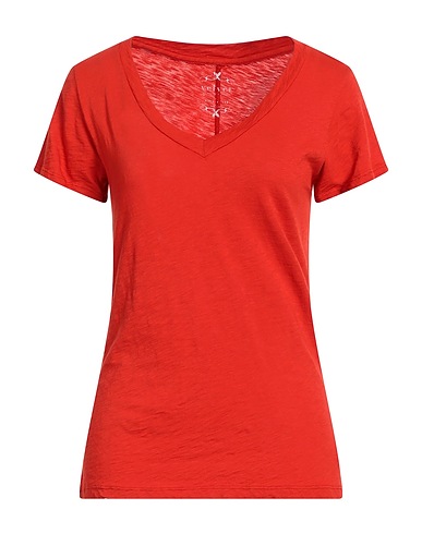 VELVET by GRAHAM & SPENCER Basic T-Shirt Rostrot 100% Baumwolle