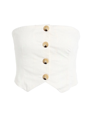 EDITED Top Samuela Vest
 Ivory 85% Cotton, 15% Linen