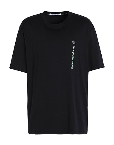 CALVIN KLEIN JEANS T-Shirt Schwarz 100% Baumwolle
