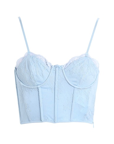 EDITED Corpiño Melody Corset Top
 Azul celeste 92% Poliamida reciclado, 8% Elastán
