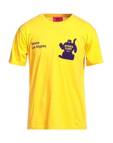 APRÈS SURF T-shirt Yellow 100% Cotton