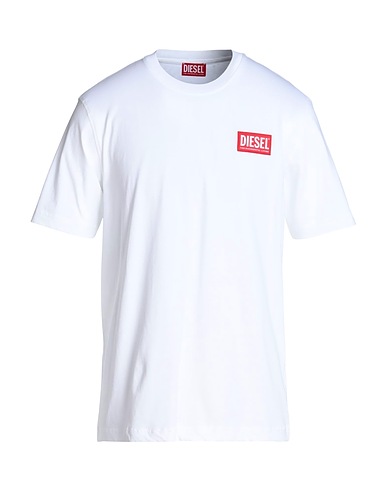 DIESEL T-shirt T-JUST-NLABEL
 White 100% Cotton