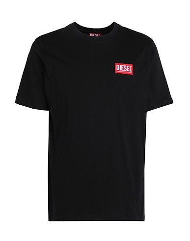 DIESEL Ｔシャツ T-JUST-NLABEL
 ブラック コットン 100%