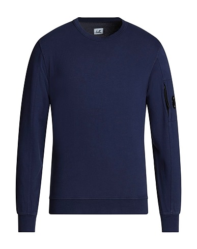 C.P. COMPANY Felpa Blu navy 100% Cotone