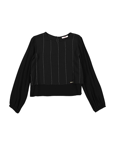 LIU •JO Top Black 100% Viscose, Polyester