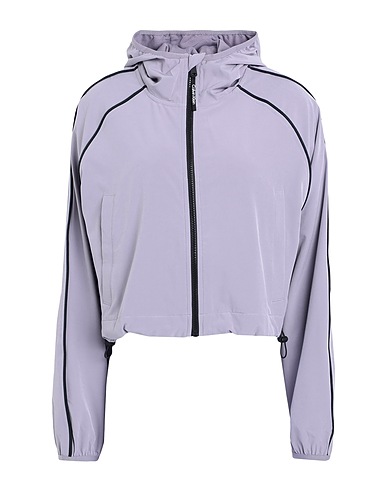 CALVIN KLEIN Hooded track jacket  Lilac 86% Polyester, 14% Elastane
