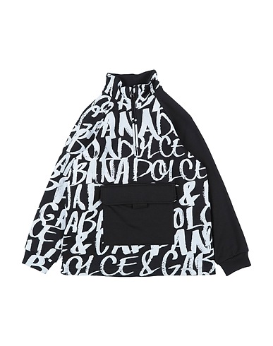 DOLCE&GABBANA Sweatshirt Black 100% Cotton, Polyamide