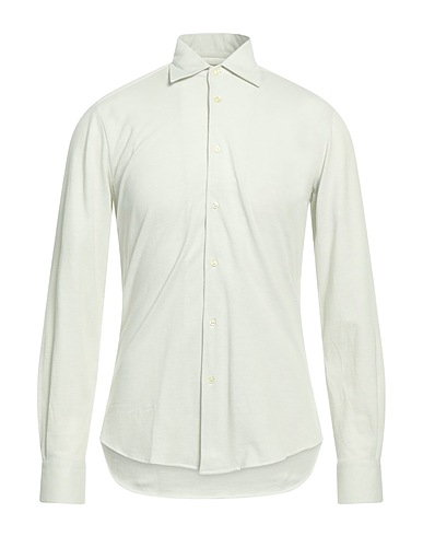 ROSSOPURO Camicia tinta unita Grigio chiaro 100% Cotone
