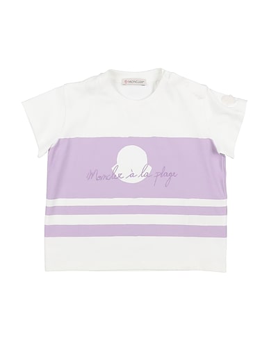 MONCLER T-shirt Lilla 92% Cotone, 8% Elastan