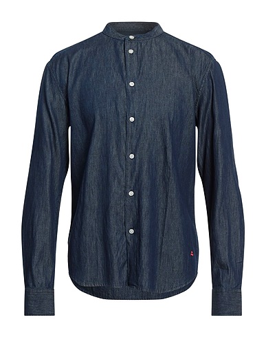 PEUTEREY Denim shirt Blue 100% Cotton