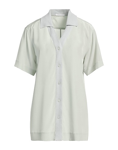 JOHN ELLIOTT Camicie e bluse in seta Verde chiaro 100% Seta