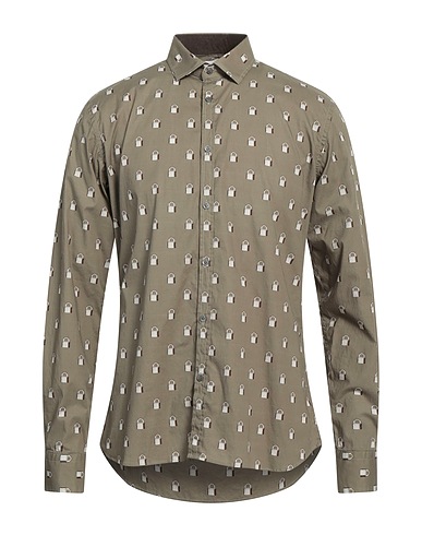 AGLINI Рубашка с рисунком 97% Хлопок, 3% Эластан
