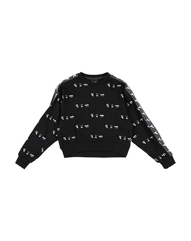 DIADORA Sweatshirt Black 100% Cotton
