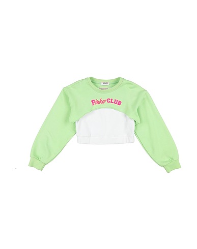 PINKO UP Sweatshirt Lime green 100% Cotton