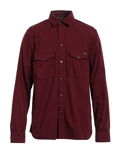 7 FOR ALL MANKIND Denim shirt Burgundy 100% Cotton