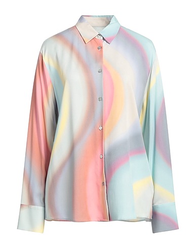 PS PAUL SMITH Camicie  e bluse fantasia Celeste 100% Viscosa