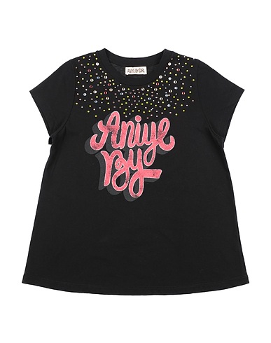ANIYE BY T-shirt Nero 100% Cotone