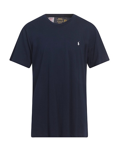 POLO RALPH LAUREN Basic T-Shirt Navy blue 100% Cotton