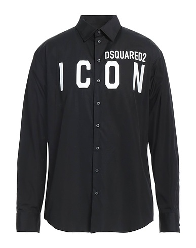 DSQUARED2 Shirts Black 100% Cotton